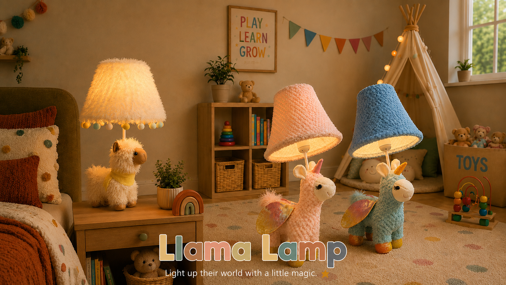 Llama Collection: Unique and Fun Llama-Themed Lamps