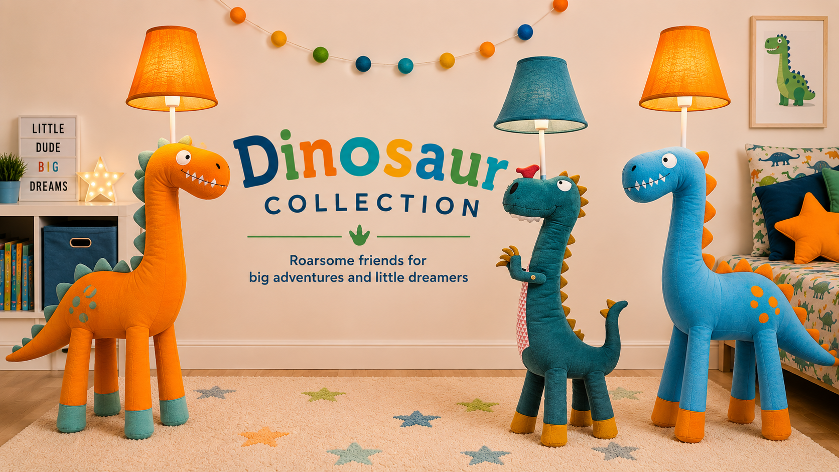 Dinosaur Lamps for a Roaring Glow in Your Space