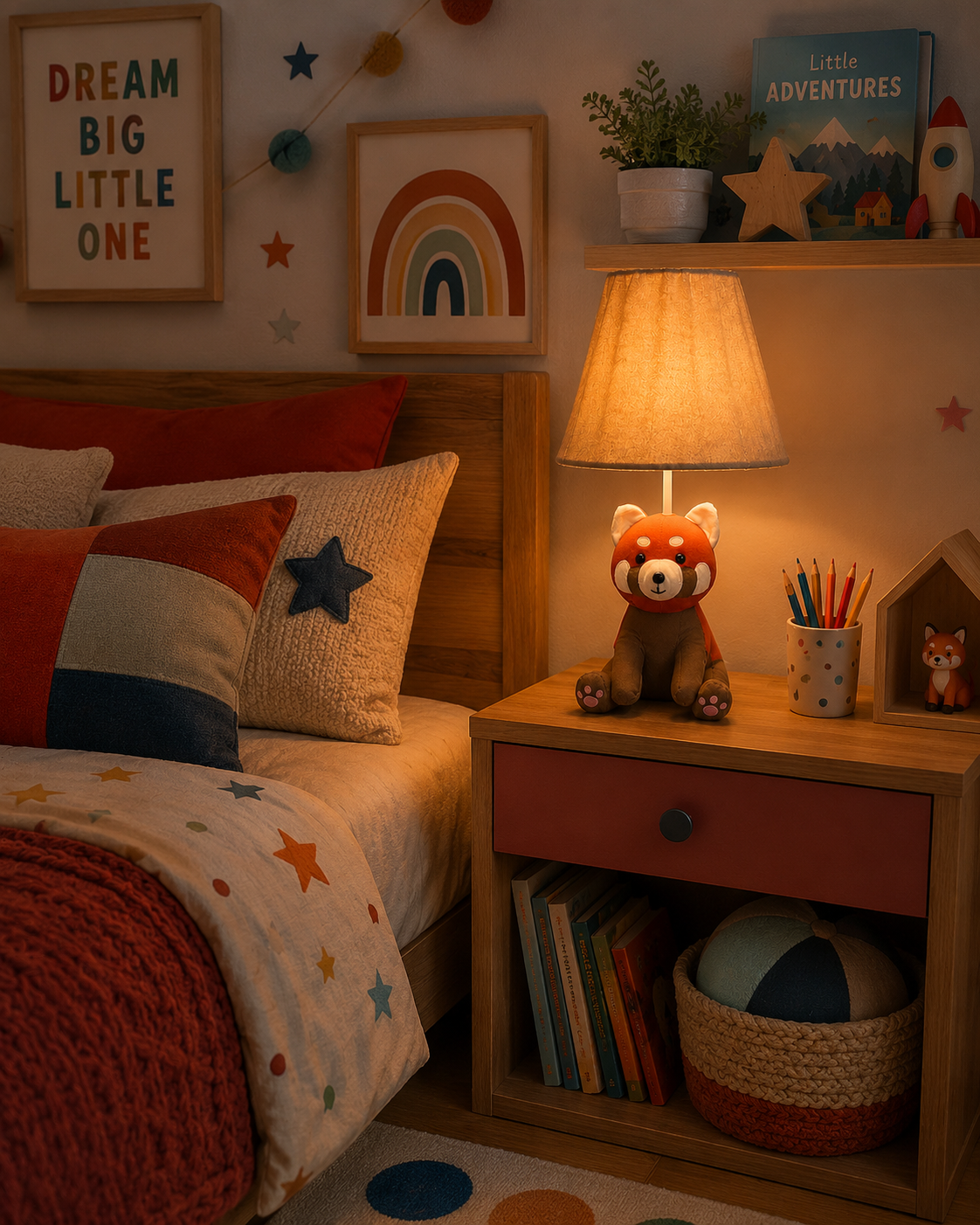 Red Panda Table Lamp