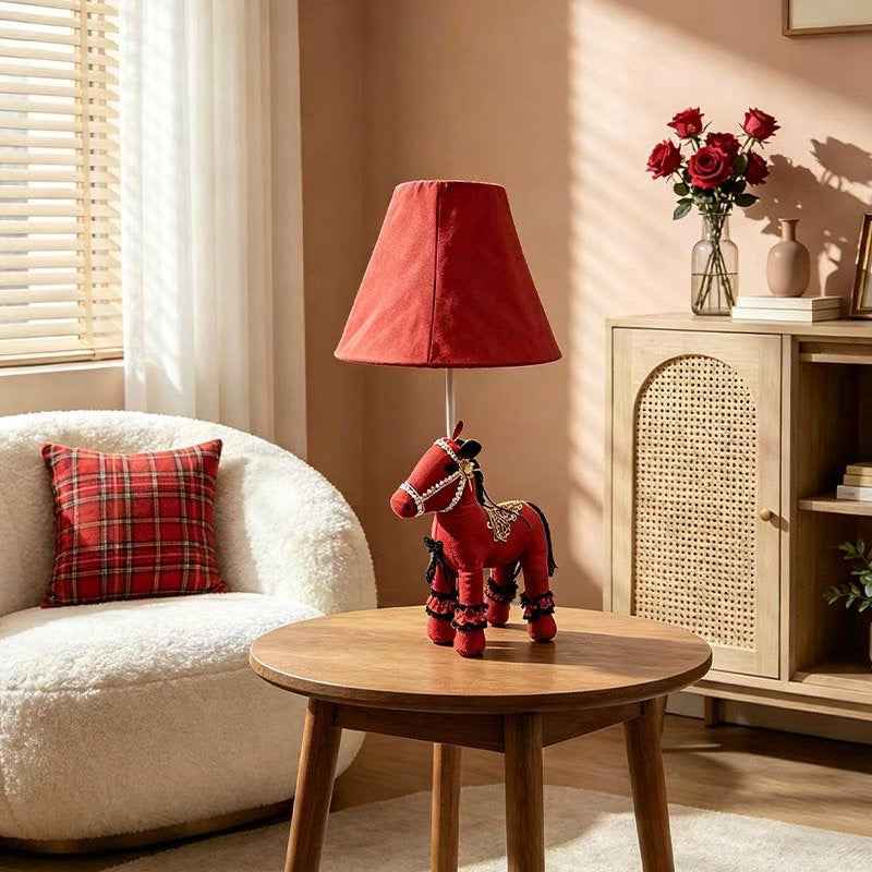 Red Stallion Lamp