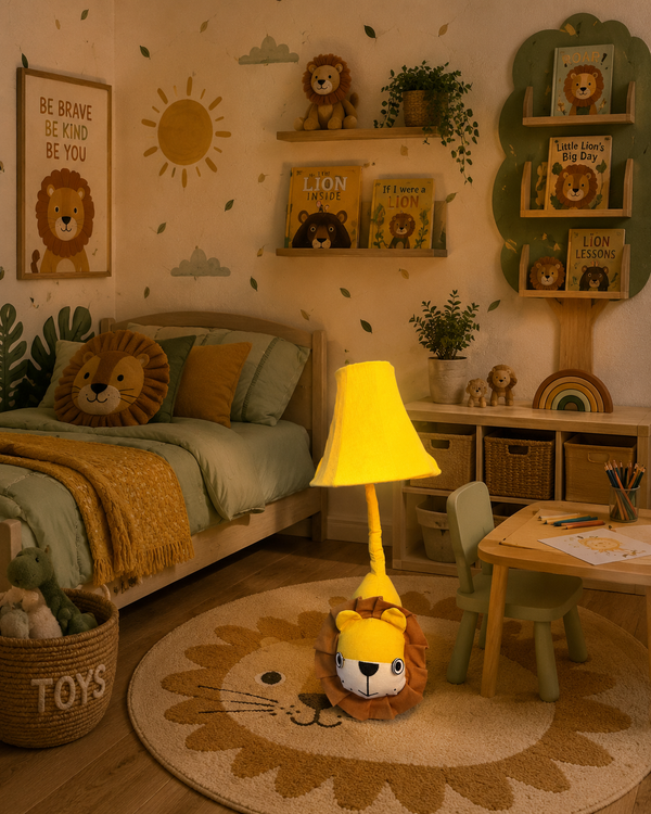 Lion Table Lamp