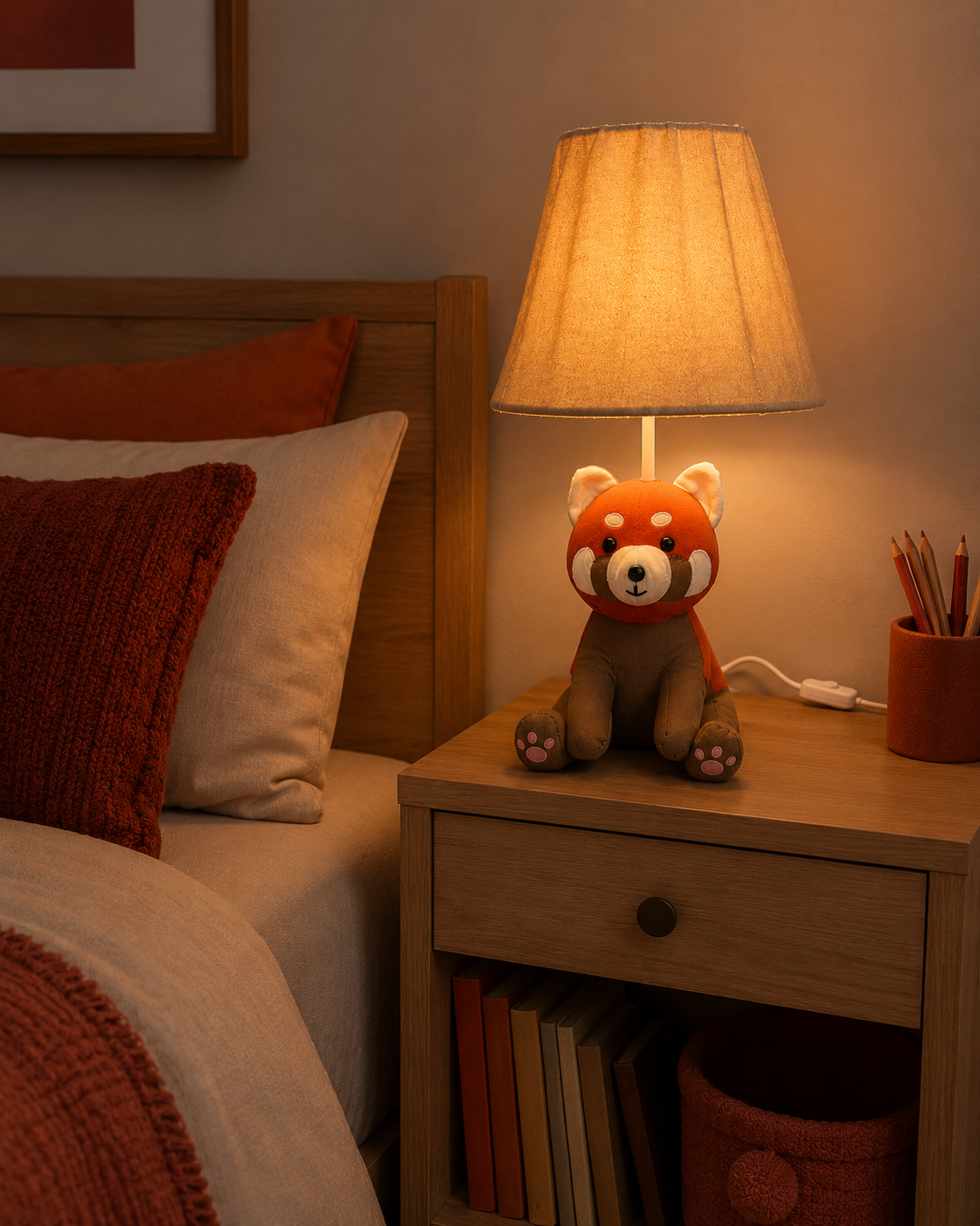 Red Panda Table Lamp