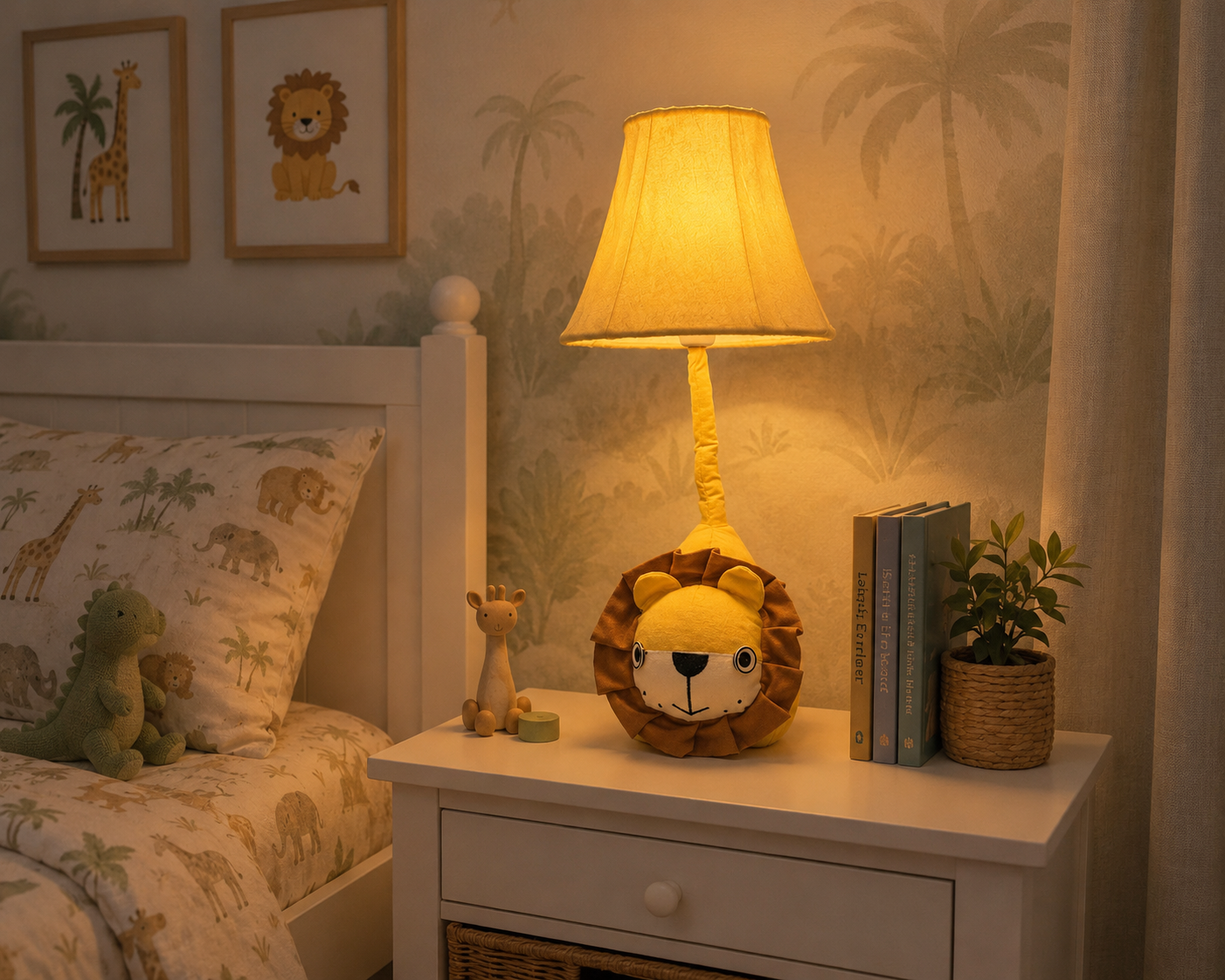 Lion Table Lamp