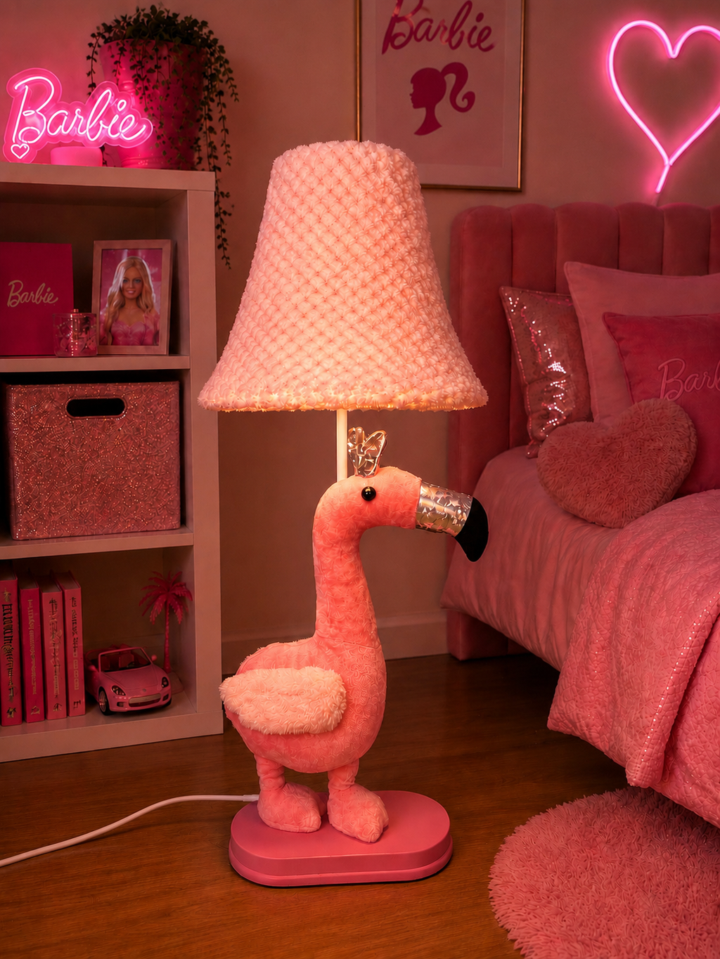 Baby Pink Flamingo Table Lamp