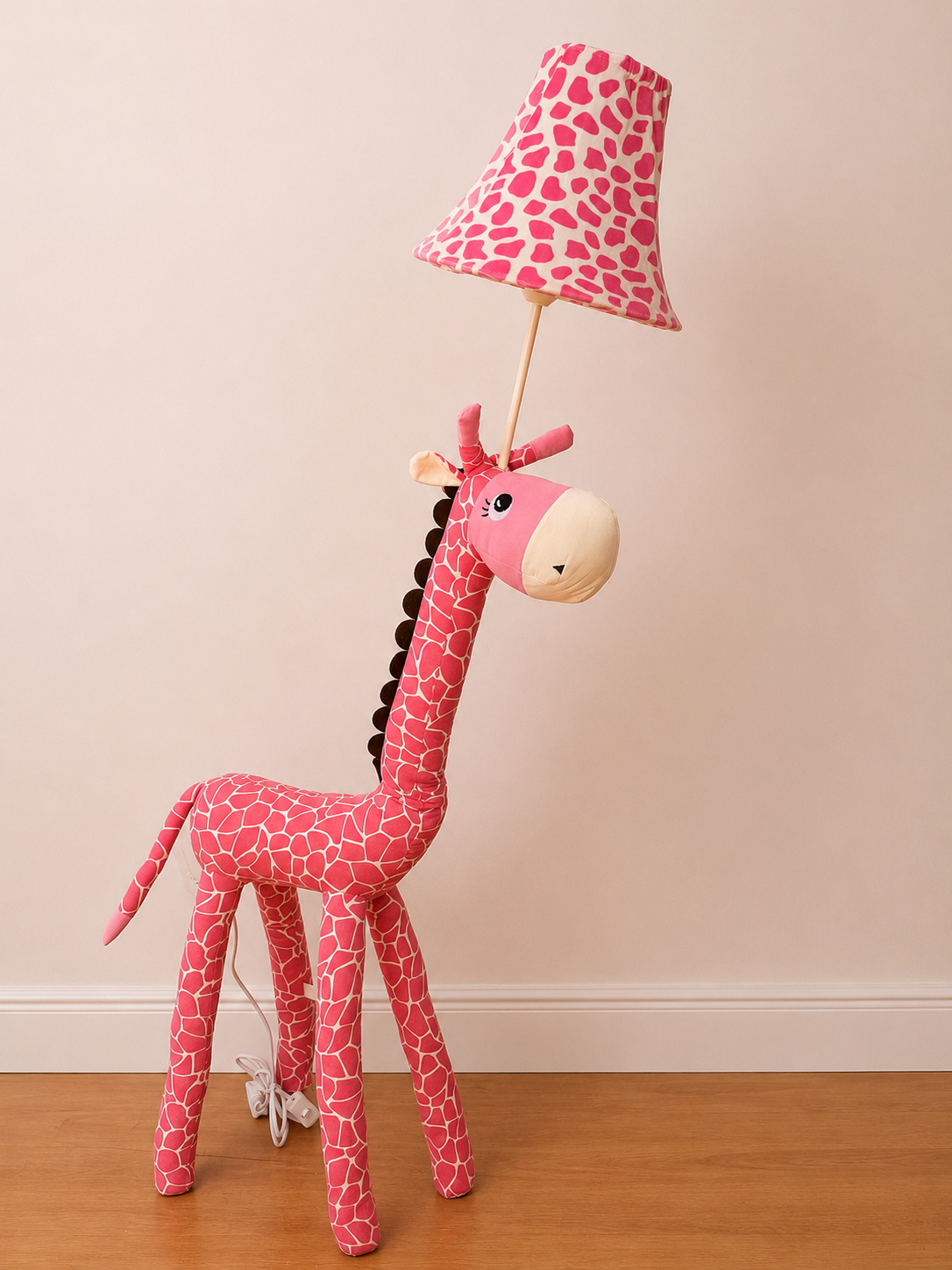 Pink Giraffe Floor Lamp
