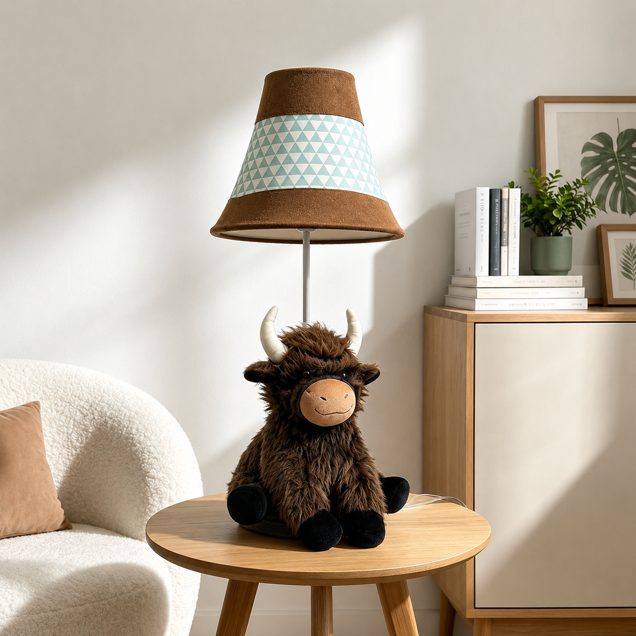 Highland Cow Table Lamp