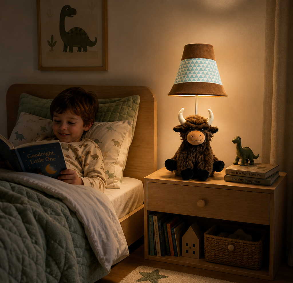 Highland Cow Table Lamp