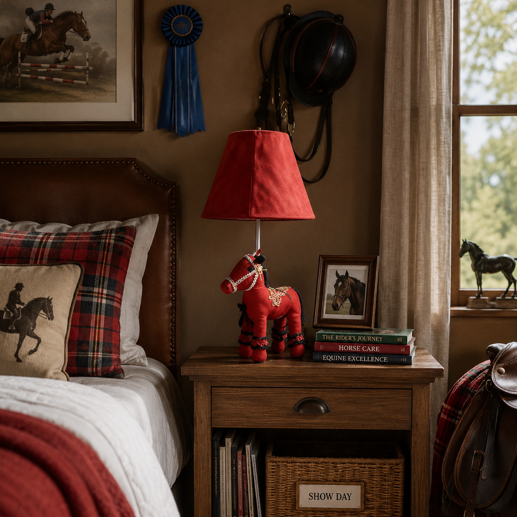 Red Stallion Lamp