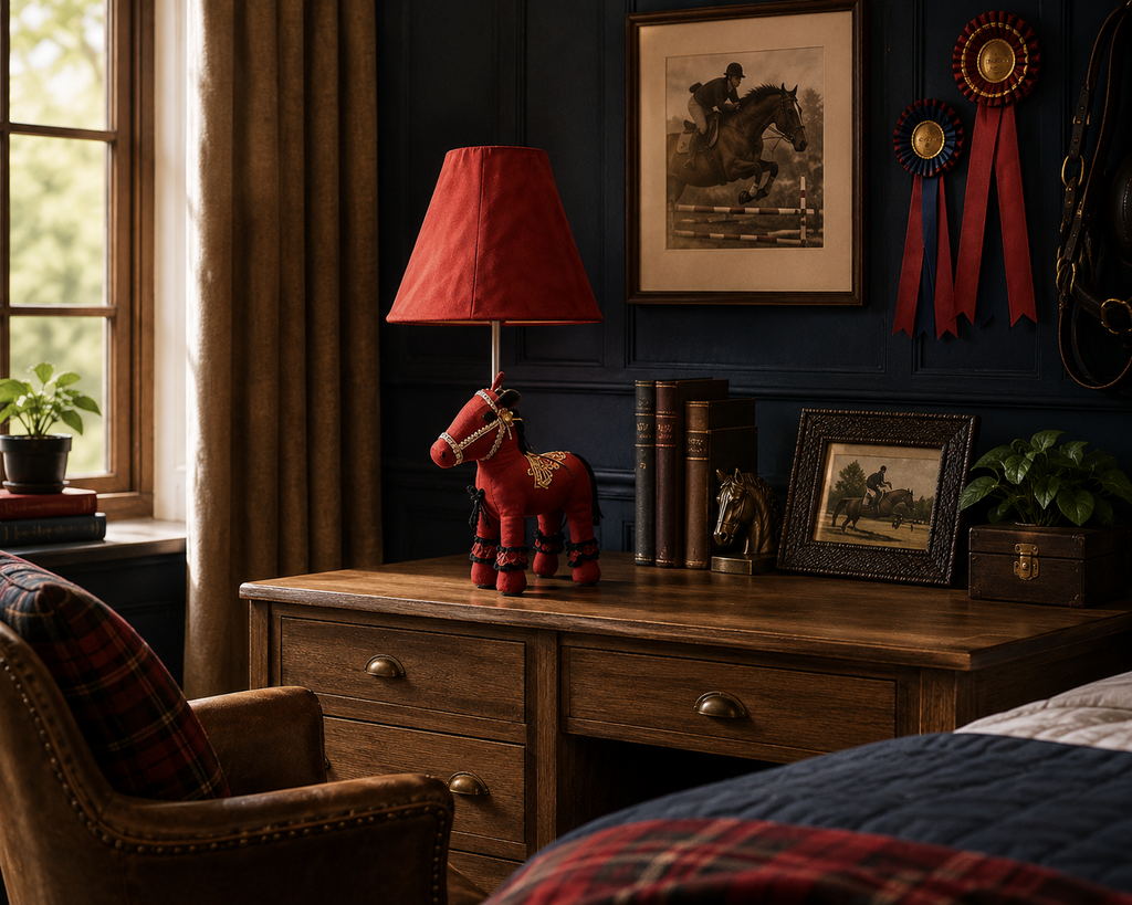 Red Stallion Lamp