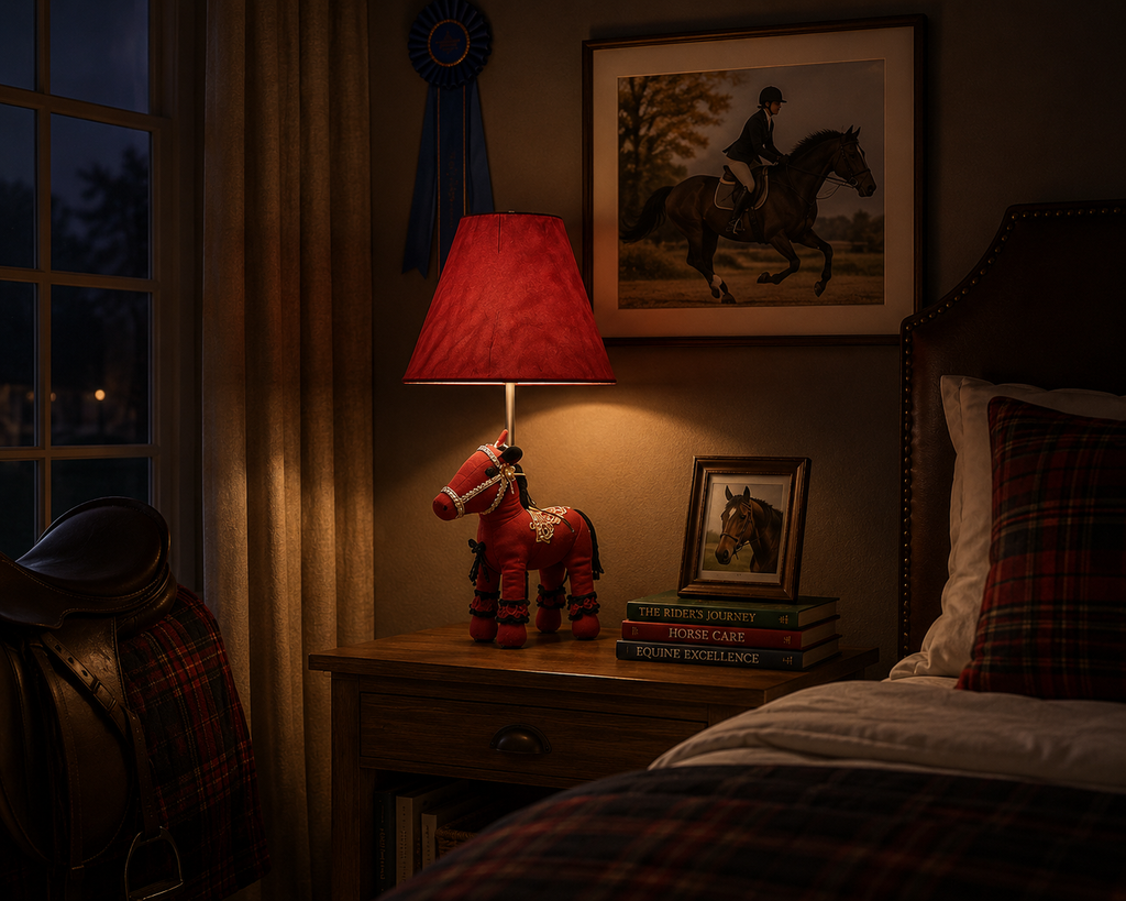 Red Stallion Lamp