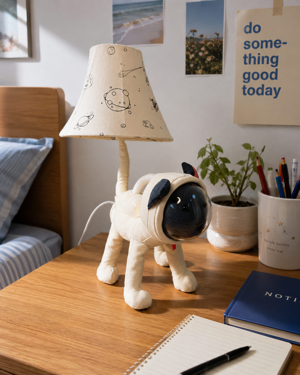 Space Cat Table Lamp - NeoBuddies