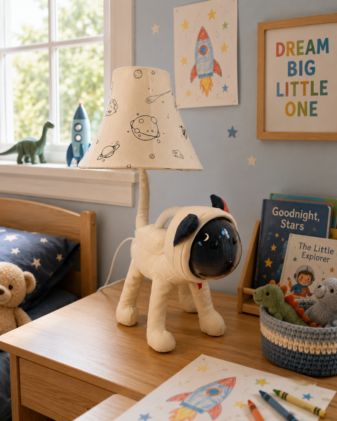 Space Cat Table Lamp - NeoBuddies