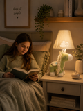 Green & White Unicorn Table Lamp