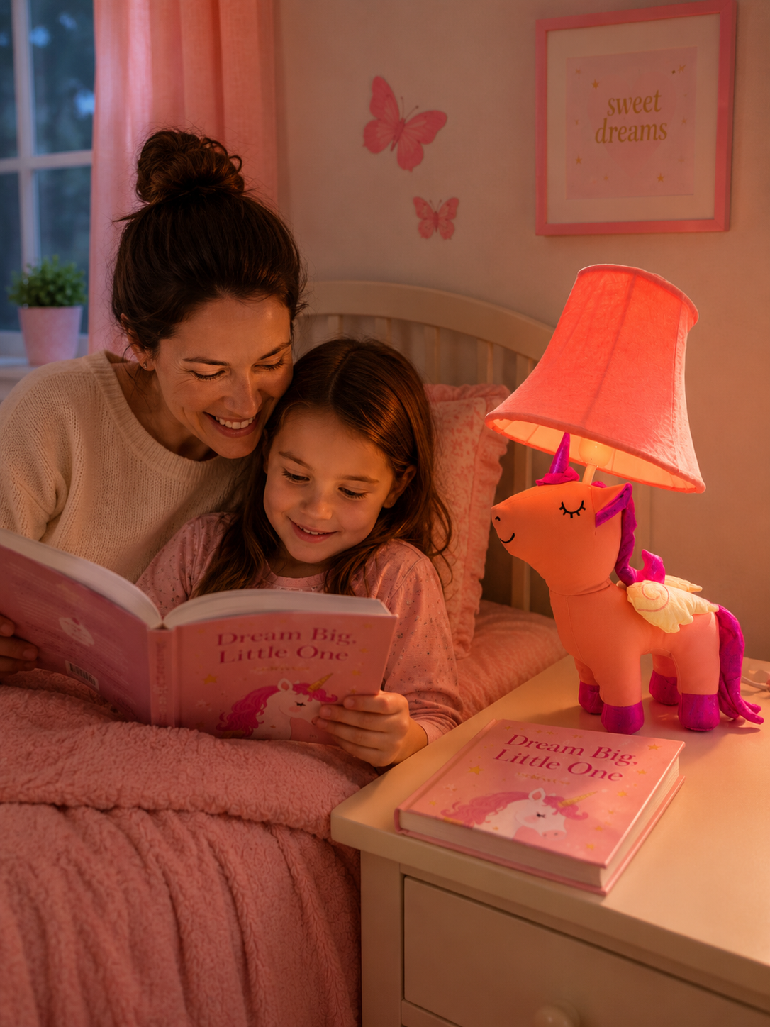 Pink Unicorn Table Lamp - NeoBuddies