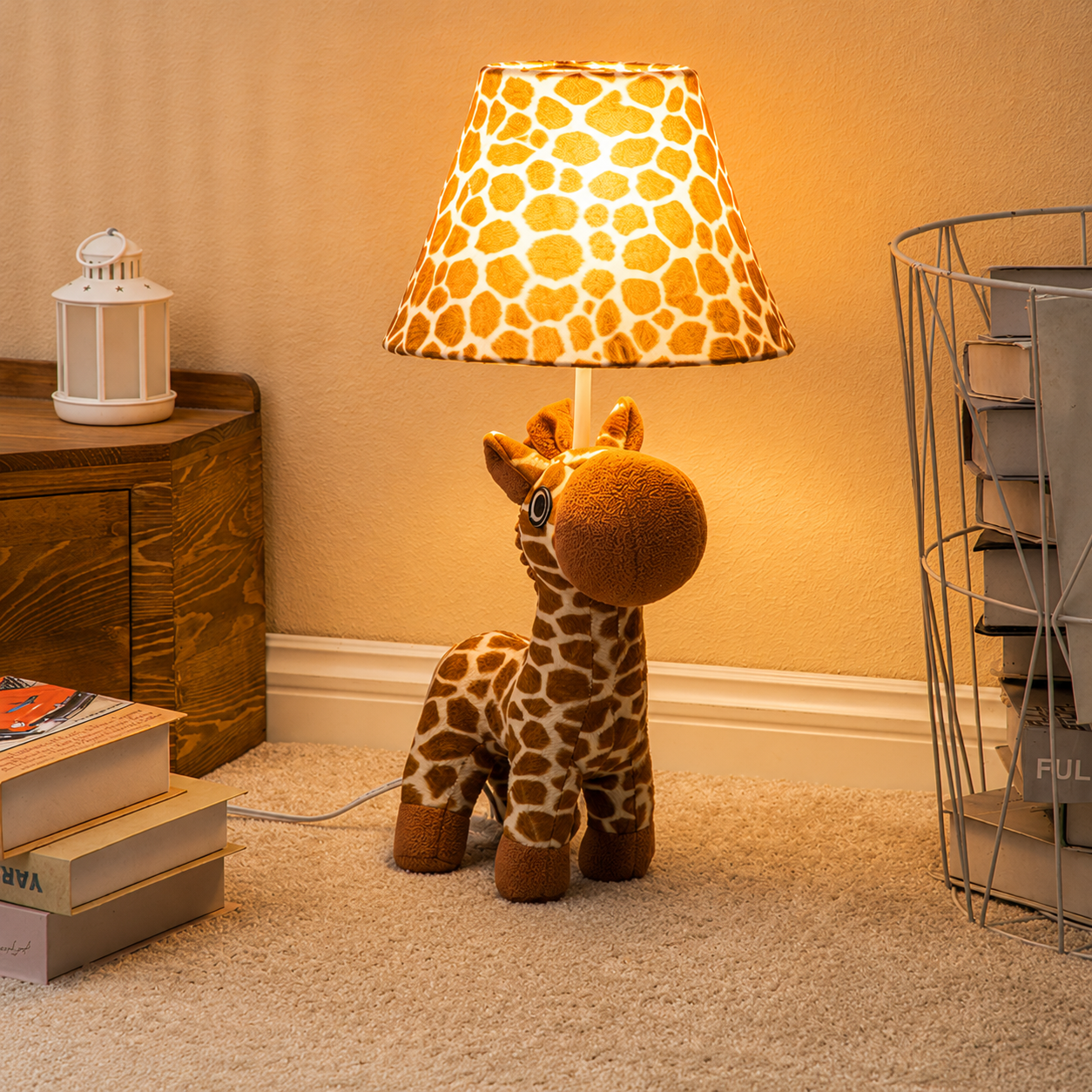 Leopard Print Giraffe Table Lamp - NeoBuddies