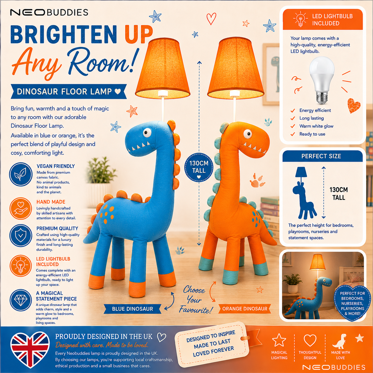Dinosaur Floor Lamp