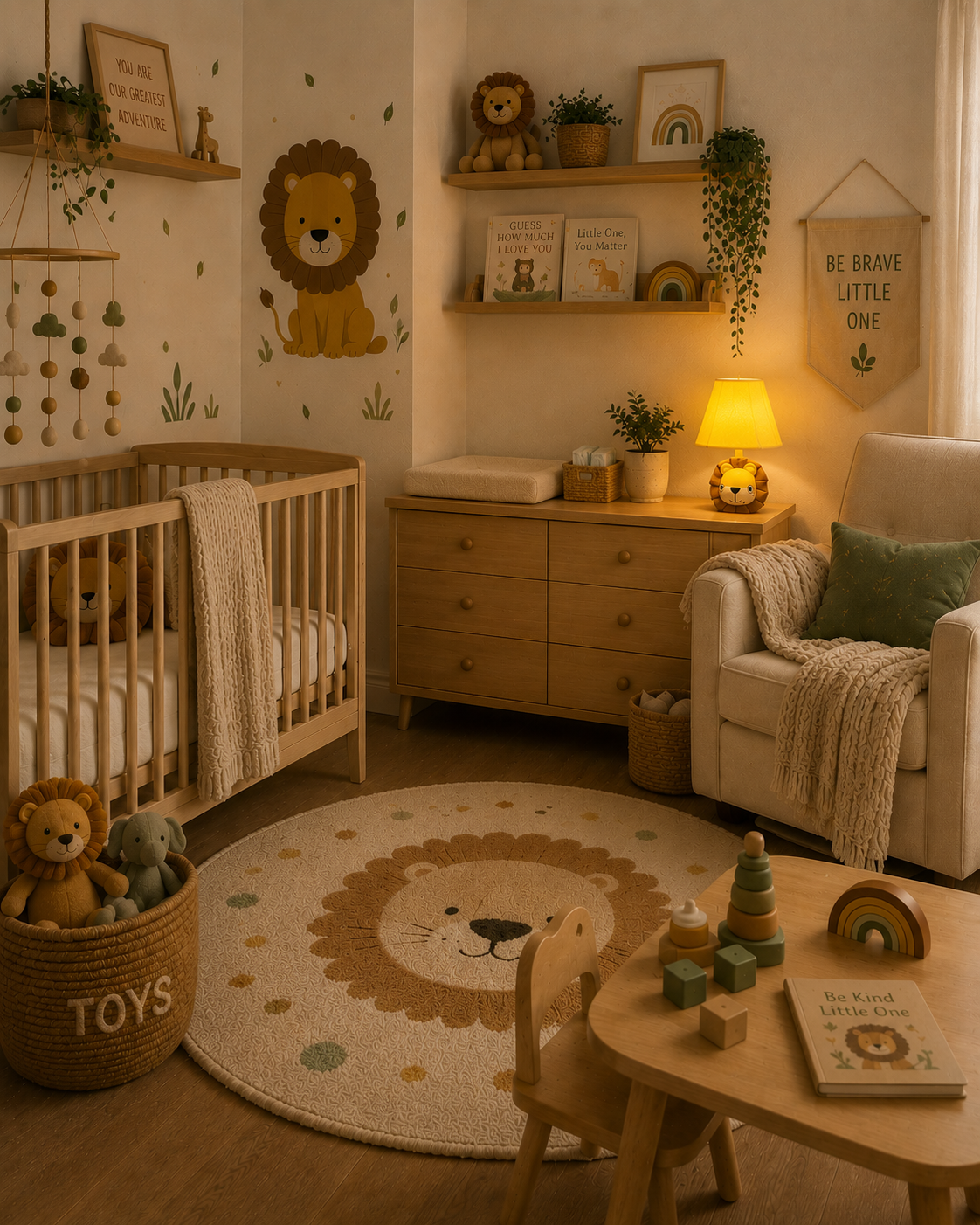 Lion Table Lamp