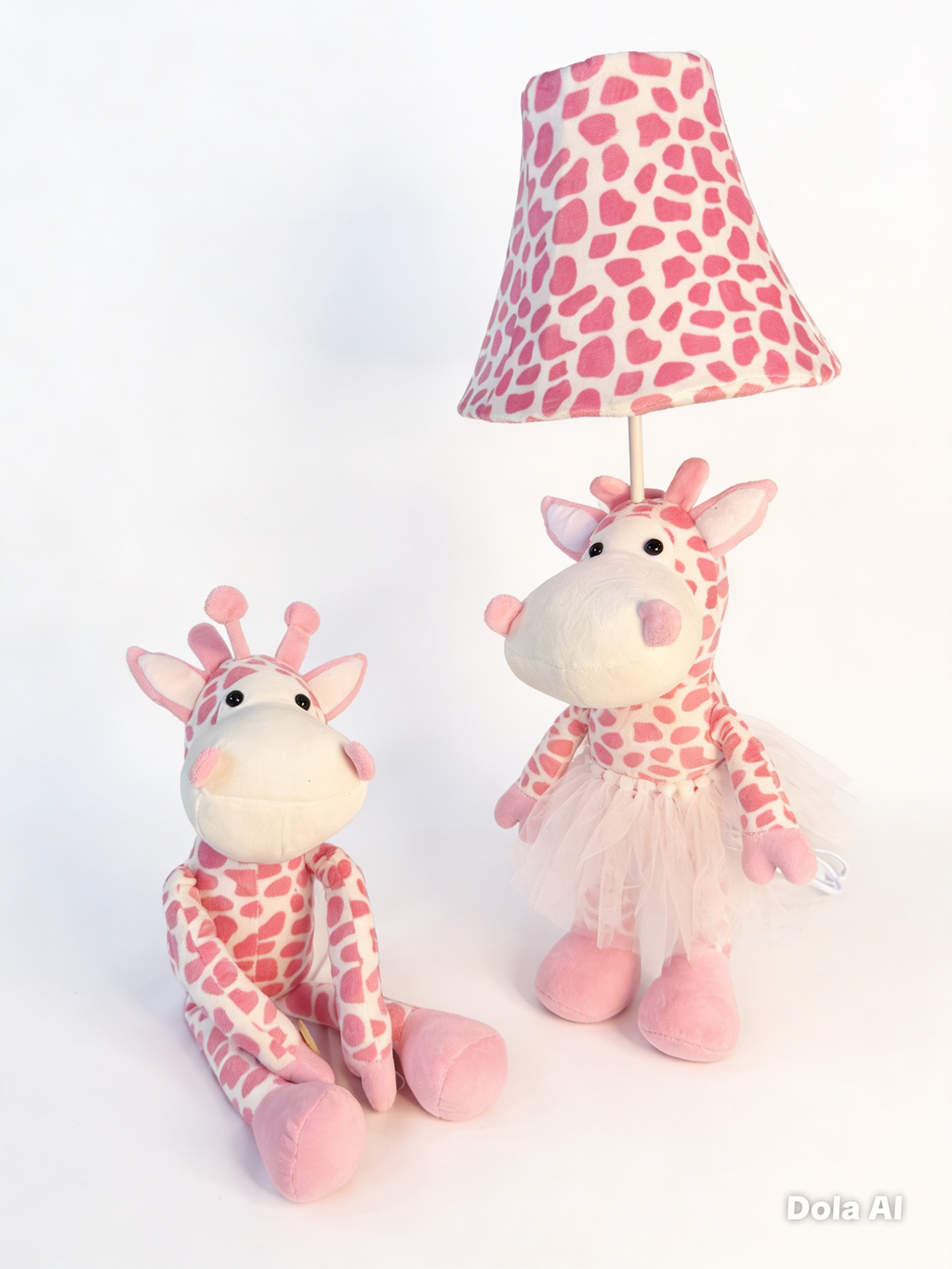 Pink Giraffe Curtain Tie Back