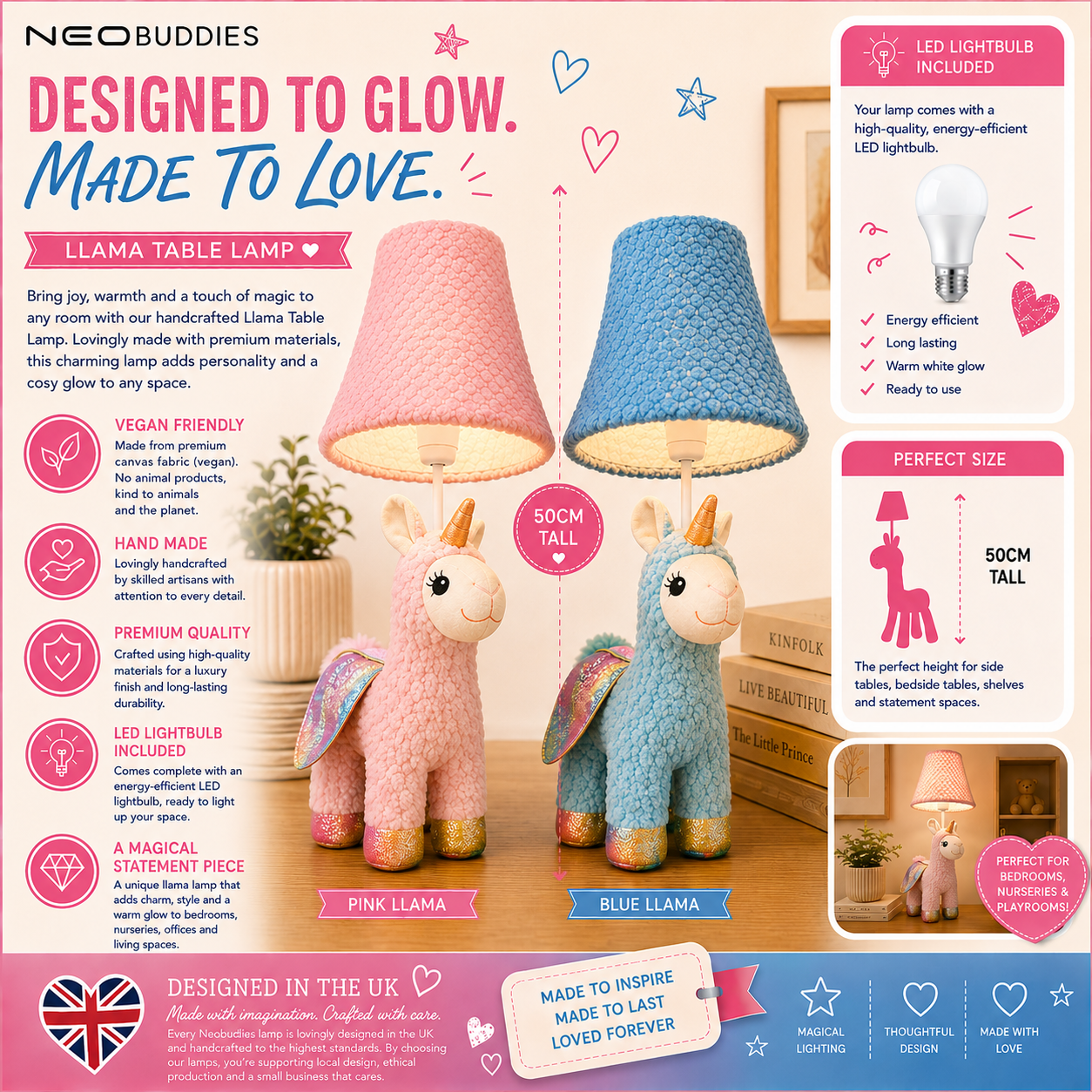 Llama Table Lamp
