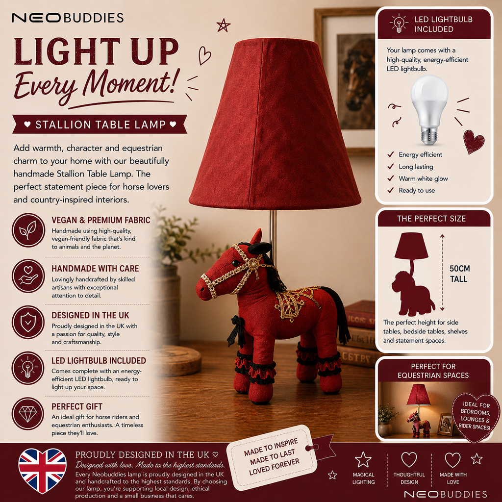 Red Stallion Lamp