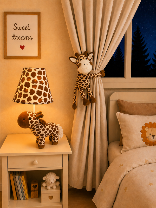 Leopard Print Giraffe Table Lamp - NeoBuddies